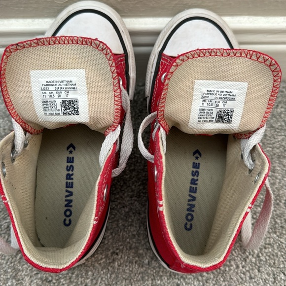 Red Toddler Converse - Picture 6 of 7